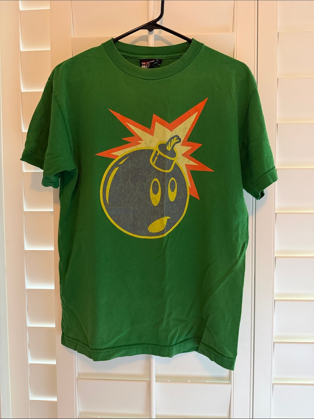 The Hundreds Green Short-Sleeve Tee with Bomb Graphic Vintage